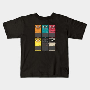 Guitar Effects Pedal (Pedal Board) Kids T-Shirt